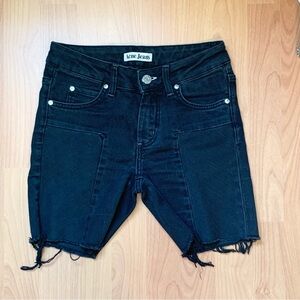 Acne Black Biker Shorts